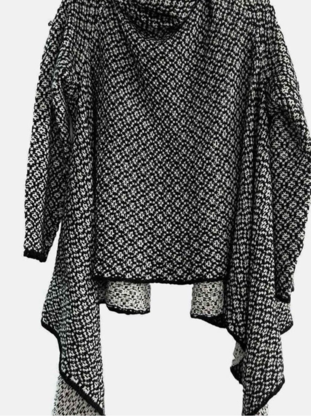Women’s Fylo Black And White Cardigan Size XXL 2XL - Picture 3 of 4